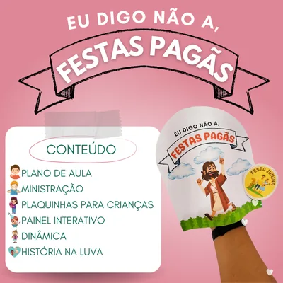 Capa de Kit Eu Digo Não às Festas Pagãs