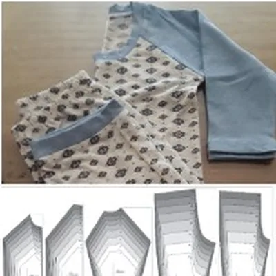 Capa de Kit Moldes de Pijamas Infantis Unissex em PDF