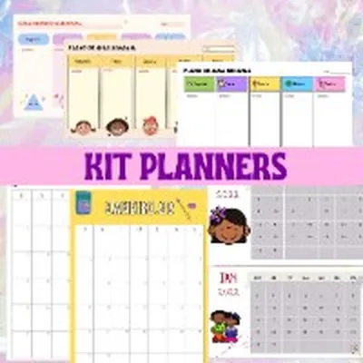 Capa de Kit Planner para Professora