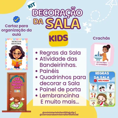 Capa de Kit Volta às Aulas: Rotina da Sala EBD