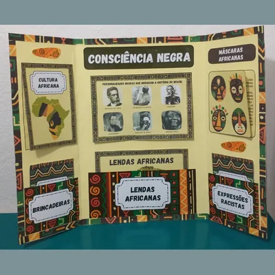 Capa de Lapbook Consciência Negra