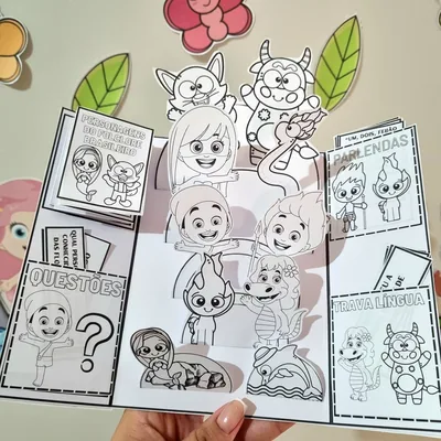Capa de Lapbook Folclórico