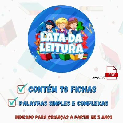 Capa de Lata da Leitura
