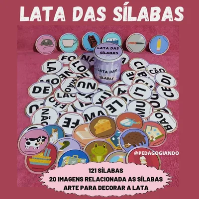 Capa de Lata das Sílabas