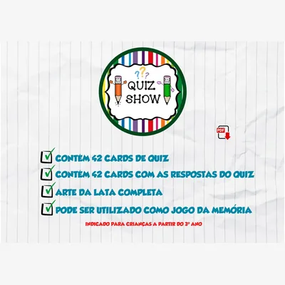 Capa de Lata Quiz Show