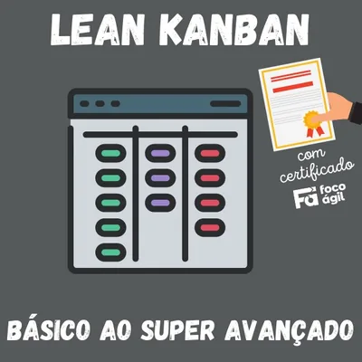 Capa de Lean Kanban do Básico ao Super Avançado