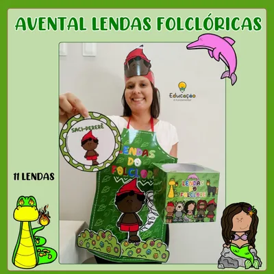 Capa de Lendas do Folclore Brasileiro