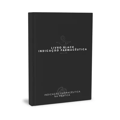 Capa de Livro Black Indicação Farmacêutica