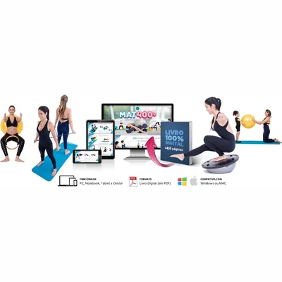 Capa de Livro Mat Pilates: +400 Exercícios de Solo e Acessórios