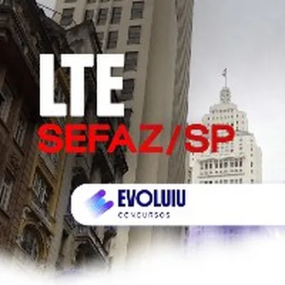 Capa de LTE SEFAZ/SP: Curso de Legislação Tributária da Evoluiu Concursos