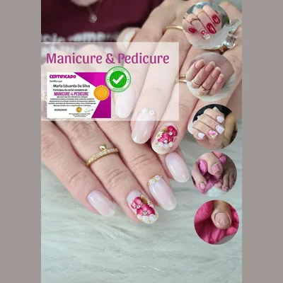 Capa de Manicure e Pedicure Certificado
