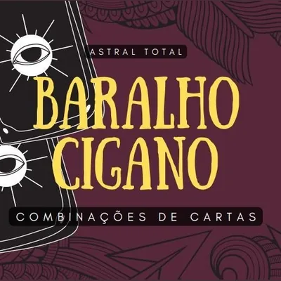 Capa de Manual de Combinações de Cartas do Baralho Cigano