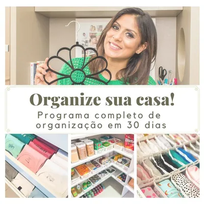 Capa de Manual da Casa: programa completo de organização em 30 dias