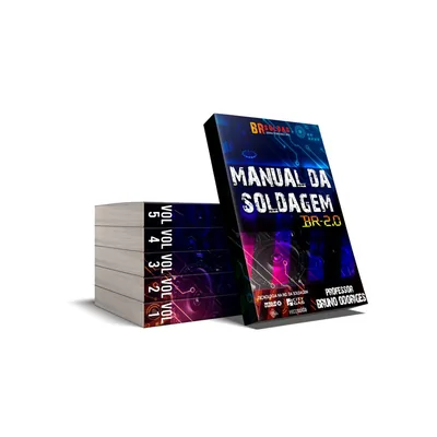 Capa de Manual do Soldador BR-2.0: Kit com 5 Apostilas