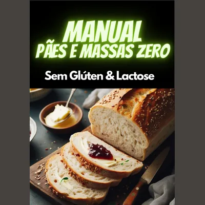 Capa de Manual dos Pães e Massas sem Glúten e sem Lactose