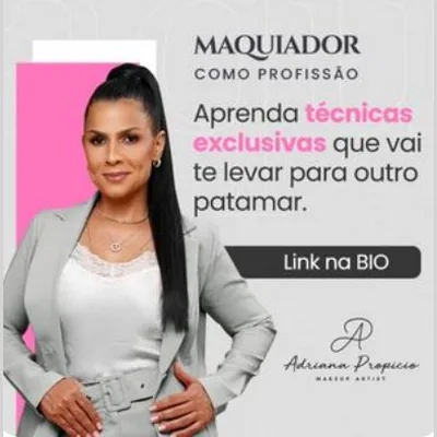 Capa de Maquiador(a) como profissão, por Adriana Propicio