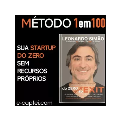 Capa de Método 1em100: Captação para Startups