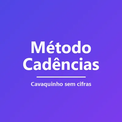 Capa de Método Cadências (Cavaquinho sem Cifras)