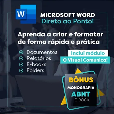 Capa de Microsoft Word: Direto ao Ponto
