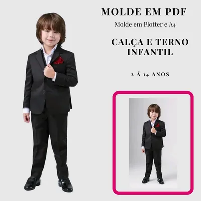Capa de Molde Calça e Terno Infantil