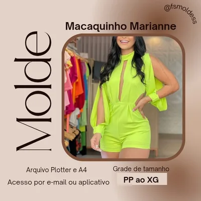 Capa de Molde Macaquinho Marianne