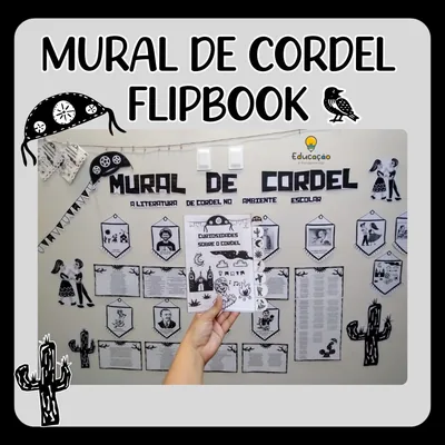 Capa de Mural de Cordel + Flipbook