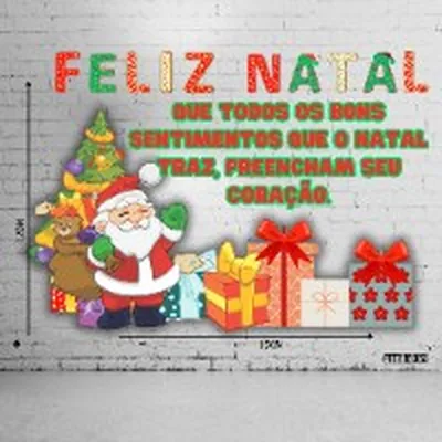 Capa de Mural de Natal para Imprimir