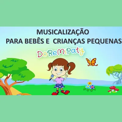 Capa de Musicalização para Bebês e Crianças Pequenas Doremipaty