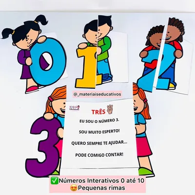 Capa de Números Interativos de 0 até 10