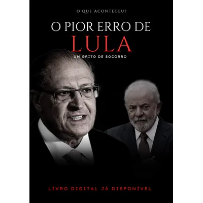 Capa de O Maior Erro de Lula