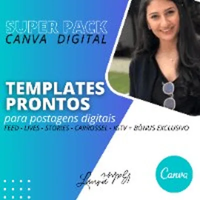 Capa de Pack Canva Digital
