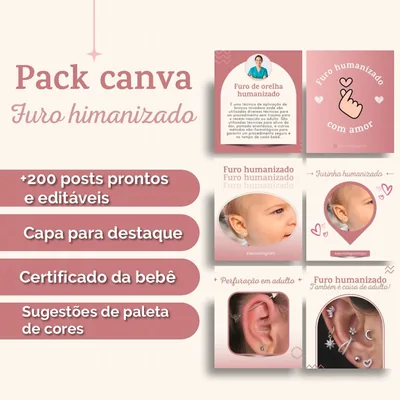Capa de Pack Canva Furo Humanizado