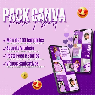 Capa de Pack Canva para T-shirt