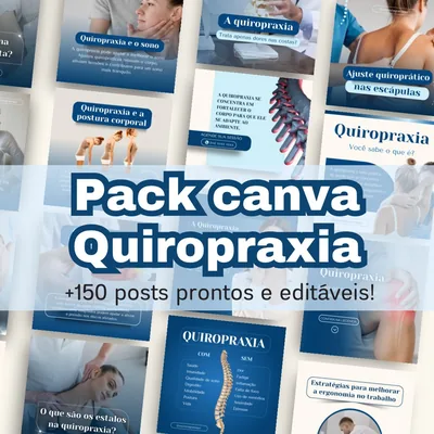 Capa de Pack Canva Quiropraxia