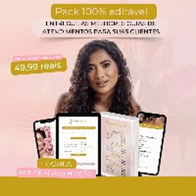 Capa de Pack Editável de Atendimento