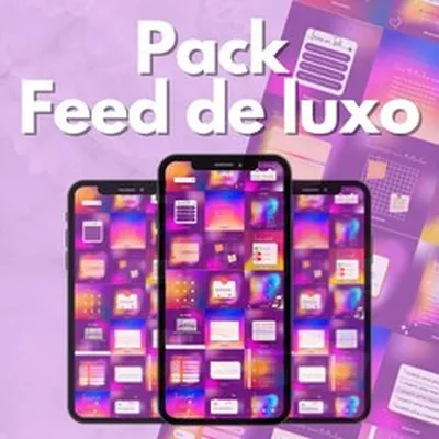 Capa de Pack Feed de Luxo