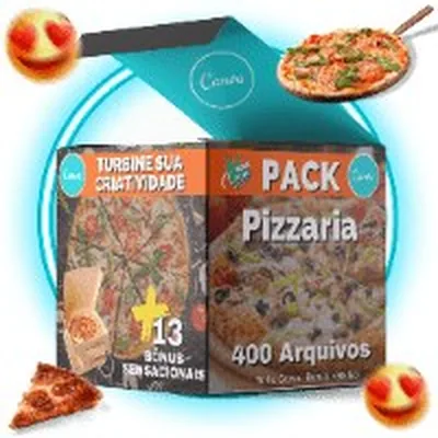 Capa de Pack Turbo Canva Pizzaria