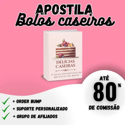 Capa de Pacote Confeitaria: Coberturas e Recheios para Bolos