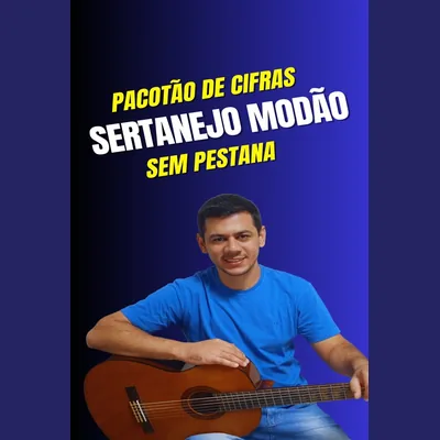 Capa de Pacote de Cifras Só Modão Sem Pestana