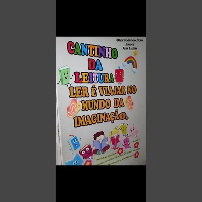 Capa de Painel Cantinho da Leitura