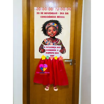 Capa de Painel de Porta: Dia da Consciência Negra