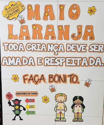 Capa de Painel Maio Laranja