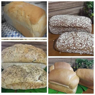Capa de Pão Caseiro 100% Artesanal: curso com 4 tipos de pães