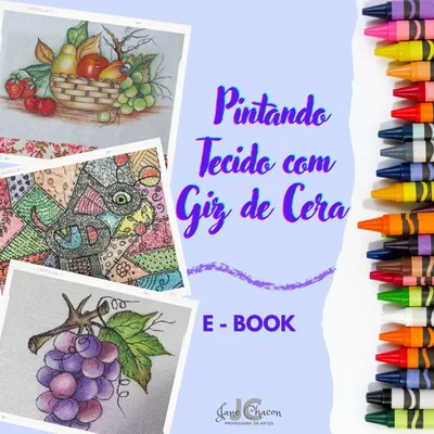 Capa de Pintando Tecido com Giz de Cera