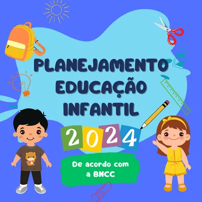 Capa de Planejamento para Educação Infantil
