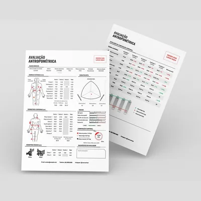 Capa de Planilha de Antropometria e Composição Corporal: Omnimetria