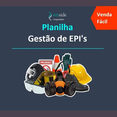 Capa de Planilha de Gestão de EPIs