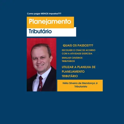 Capa de Planilha de Planejamento Tributário