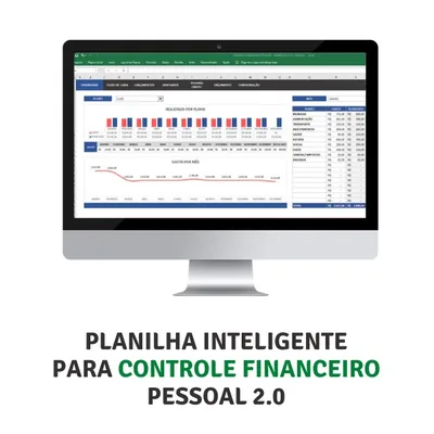 Capa de Planilha Inteligente para Controle Financeiro Pessoal