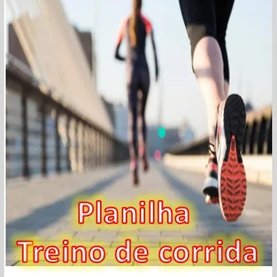 Capa de Planilha para Prescrição de Treino de Corrida